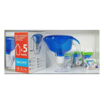 Κανάτα eco soft 1,8l με 5 ανταλλακτικά ecomix