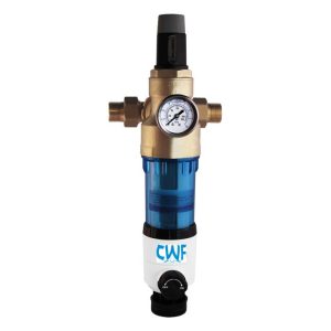 Φιλτρο κεντρικης παροχης ορειχαλκινο με μειωτη 3/4¨&1"αυτοκαθαριζομενο με συστημα αναστροφης ροης