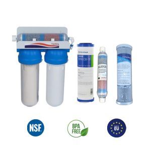 GOLD LIFE FILTER συστημα αλκαλοποιησης νερου με ειδικο φιλτρο πετρωματων